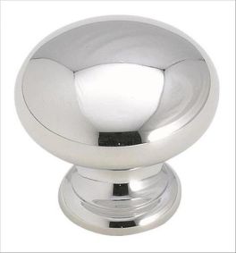 Amerock Brass Classics 1-1/4(32) Inch Lenght Cabinet Knob Polished Chrome