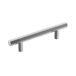 Amerock Caliber 3-3/4(96) Inch Center to Center Handle Cabinet Pull Polished Chrome