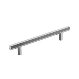 Amerock Caliber 5-1/16(128) Inch Center to Center Handle Cabinet Pull Polished Chrome