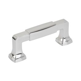 Amerock Stature 3(76) Inch Center to Center Handle Cabinet Pulls Polished Chrome