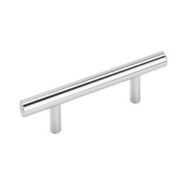 Amerock Bar Pulls 3(76) Inch Center to Center Handle Cabinet Pulls Polished Chrome