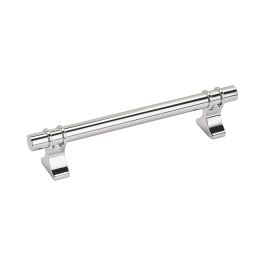 Amerock Davenport 5-1/16(128) Inch Center to Center Handle Cabinet Pulls Polished Chrome