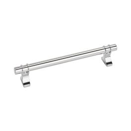 Amerock Davenport 6-5/16(160) Inch Center to Center Handle Cabinet Pulls Polished Chrome