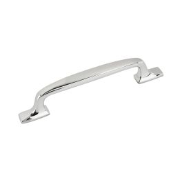 Amerock Highland Ridge 5-1/16(128) Inch Center to Center Handle Cabinet Pulls Polished Chrome