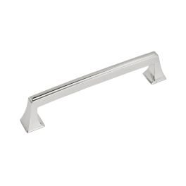 Amerock Mulholland™ 6-5/16(160) Inch Center to Center Handle Cabinet Pulls Polished Chrome