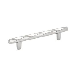 Amerock St. Vincent 5-1/16(128) Inch Center to Center Handle Cabinet Pulls Polished Chrome