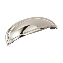 Cup Pull Polished Nickel  5-1/16(129) L X 1-3/4(44) W