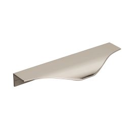 Amerock Aloft 4-9/16(116) Inch Center to Center Handle Cabinet Edge Pull POLISHED NICKEL