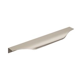 Amerock Aloft 8.5625 Inch Center to Center Handle Cabinet Edge Pull POLISHED NICKEL