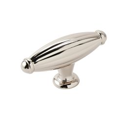 Amerock Blythe 2-5/8(67) Inch Lenght Cabinet Knob Polished Nickel 