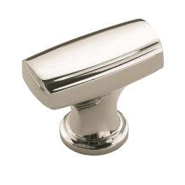 Amerock Highland Ridge 1-3/8(35) Inch Lenght Cabinet Knob Polished Nickel