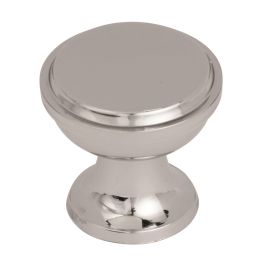 Amerock Westerly™ 1-3/16(30) Inch Lenght Cabinet Knob Polished Nickel