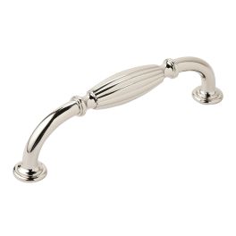 Amerock Blythe 5-1/16(128) Inch Center to Center Handle Cabinet Pull Polished Nickel 