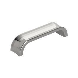 Amerock Concentric 3-3/4(96) Inch Center to Center Handle Cabinet Pull Polished Nickel