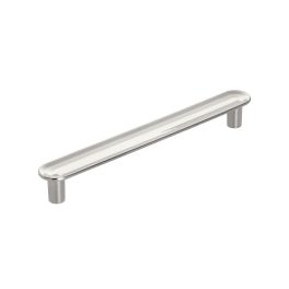 Amerock Concentric 5-1/16(128) Inch Center to Center Handle Cabinet Pull Polished Nickel