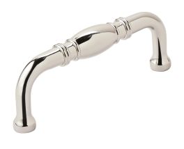 Amerock Granby 3(76) Inch Center to Center Handle Cabinet Pull Polished Nickel 