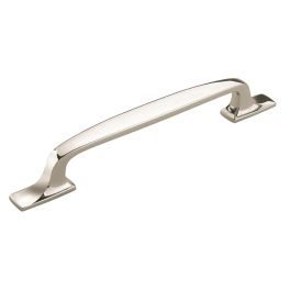 Amerock Highland Ridge 6-5/16(160) Inch Center to Center Handle Cabinet Pull Polished Nickel