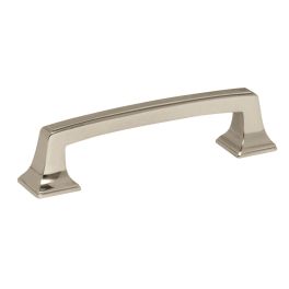 Amerock Mulholland™ 3-3/4(96) Inch Center to Center Handle Cabinet Pull Polished Nickel