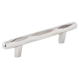 Amerock St. Vincent 3-3/4(96) Inch Center to Center Handle Cabinet Pull Polished Nickel