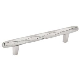 Amerock St. Vincent 5-1/16(128) Inch Center to Center Handle Cabinet Pull Polished Nickel