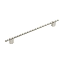 Amerock Transcendent 12-5/8(320) Inch Center to Center Handle Cabinet Pull Polished Nickel