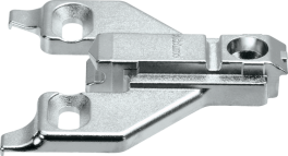 CLIP mounting plates Mounting plates for face frame applications 6mm Nickel