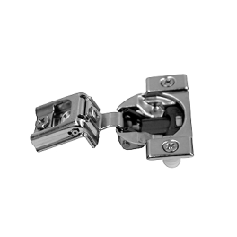 COMPACT BLUMOTION hinge 1-3/8", 110°, with spring, mounting plate: screws, hinge cup: press-in