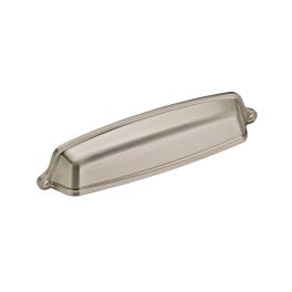 Amerock Stature 5-1/16(128) Inch Center to Center Handle Cabinet Cup Pull Satin Nickel