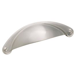 Amerock Cup Pulls 2-1/2(64) Inch Center to Center Handle Cabinet Cup Pull Satin Nickel