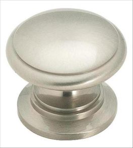 Amerock Brass Classics 1-1/4(32) Inch Lenght Cabinet Knob Satin Nickel