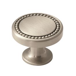 Amerock Carolyne 1-3/8(35) Inch Lenght Cabinet Knob Satin Nickel