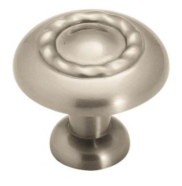 Amerock Inspirations™ 1-1/4(32) Inch Lenght Cabinet Knob Satin Nickel