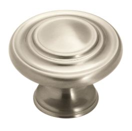 Amerock Inspirations™ 1-5/16(33) Inch Lenght Cabinet Knob Satin Nickel