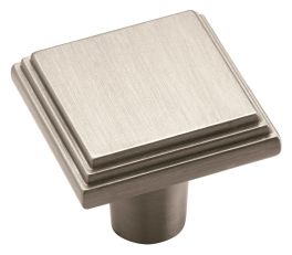 Amerock Manor 1-1/16(27) Inch Lenght Cabinet Knob Satin Nickel