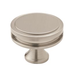 Amerock Oberon 1-3/4(44) Inch Lenght Cabinet Knob Satin Nickel
