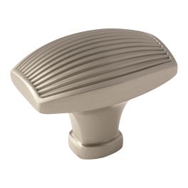 Amerock Sea Grass 1-1/2(38) Inch Lenght Cabinet Knob Satin Nickel