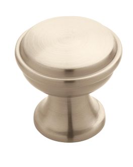 Amerock Westerly™ 1-3/16(30) Inch Lenght Cabinet Knob Satin Nickel