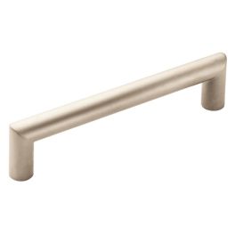 Amerock Essential'Z™ 5-1/16(128) Inch Center to Center Handle Cabinet Pull Satin Nickel Matte