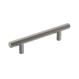 Amerock Caliber 3-3/4(96) Inch Center to Center Handle Cabinet Pull Satin Nickel