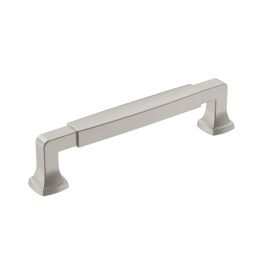 Amerock Stature 5-1/16(128) Inch Center to Center Handle Cabinet Pull Satin Nickel