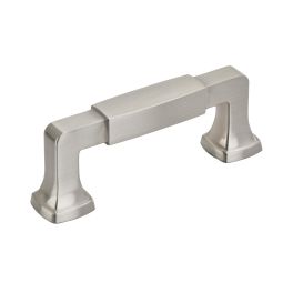 Amerock Stature 3(76) Inch Center to Center Handle Cabinet Pulls Satin Nickel