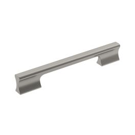 Amerock Status 6-5/16(160) Inch Center to Center Handle Cabinet Pull Satin Nickel