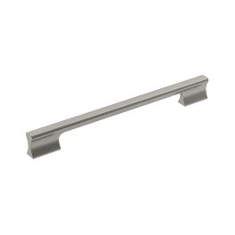 Amerock Status 8-13/16(224) Inch Center to Center Handle Cabinet Pull Satin Nickel