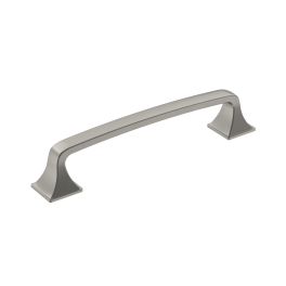 Amerock Ville 5-1/16(128) Inch Center to Center Handle Cabinet Pull Satin Nickel