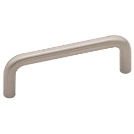 Amerock Brass Wire Pulls 3(76) Inch Center to Center Handle Cabinet Pull Satin Nickel