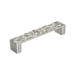 Amerock Calathea 5-1/16(128) Inch Center to Center Handle Cabinet Pull Satin Nickel