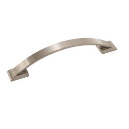 Amerock Candler 5-1/16(128) Inch Center to Center Handle Cabinet Pull Satin Nickel