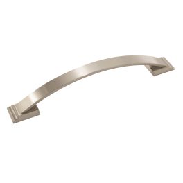 Amerock Candler 6-5/16(160) Inch Center to Center Handle Cabinet Pull Satin Nickel