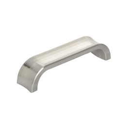 Amerock Concentric 3-3/4(96) Inch Center to Center Handle Cabinet Pull Satin Nickel