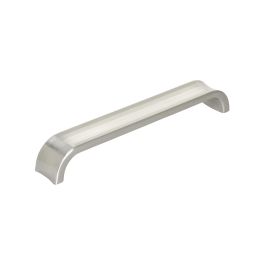 Amerock Concentric 6-5/16(160) Inch Center to Center Handle Cabinet Pull Satin Nickel